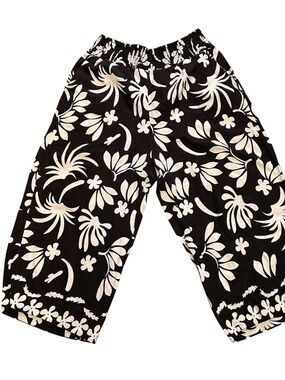 Women's Jones and Co Linen Blend Elastic Waist High Rise Pants Size 1X